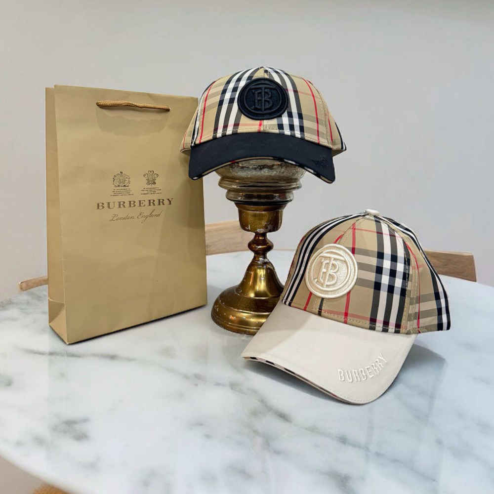 Burberry TB Embroidered Black Premium Cap-thumb-2