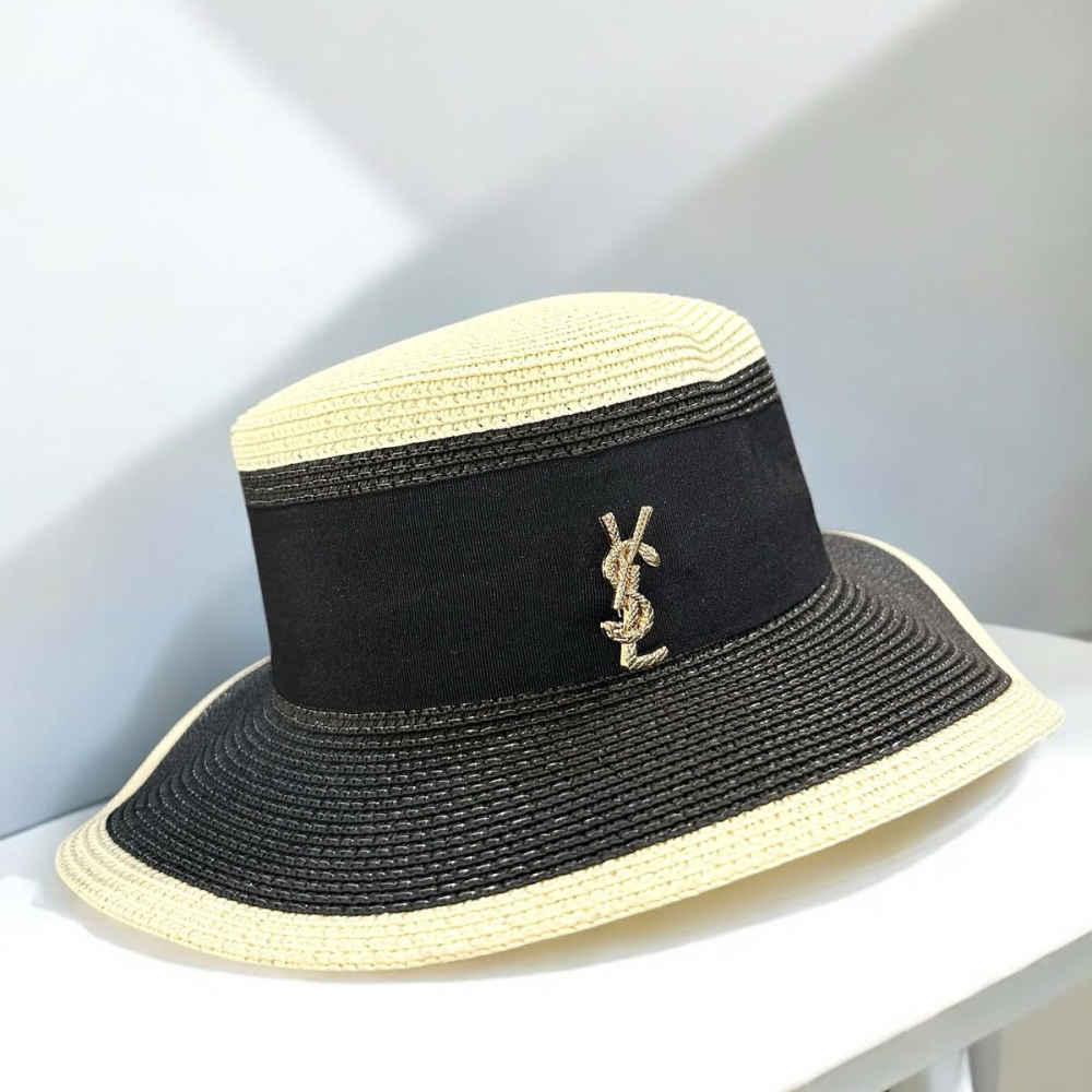 YSL Black Premium Bucket Hat-1
