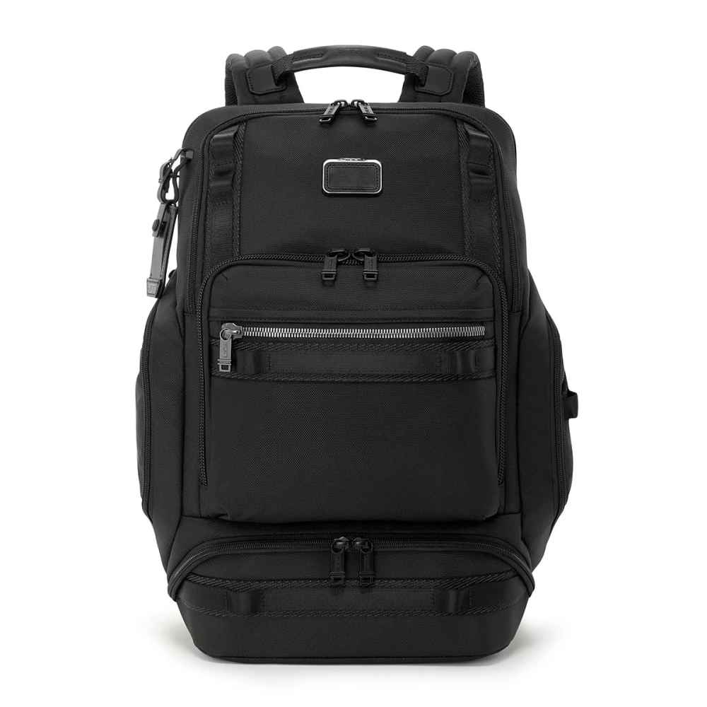 Tumi Expandable Organizer Laptop Black Bag-thumb-0