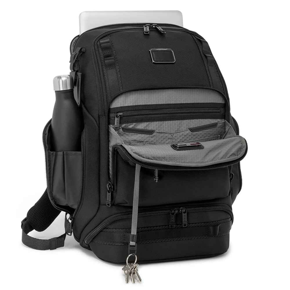 Tumi Expandable Organizer Laptop Black Bag-thumb-4