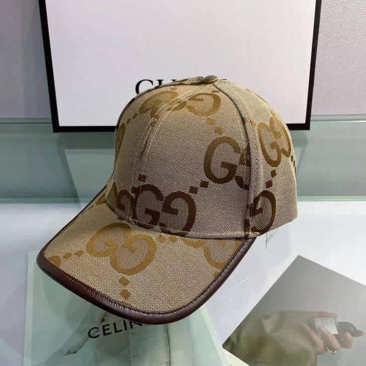 Gucci Brown Premium Cap-thumb-3