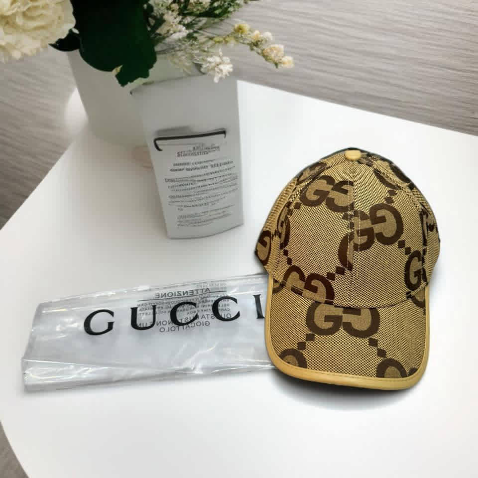 Gucci Brown Premium Cap-thumb-1