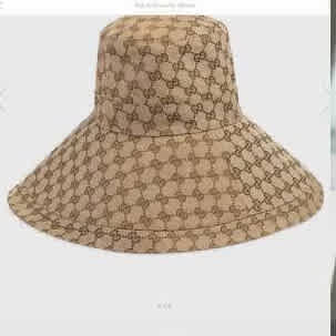 Gucci Canvas Brown Premium Bucket Hat-thumb-0