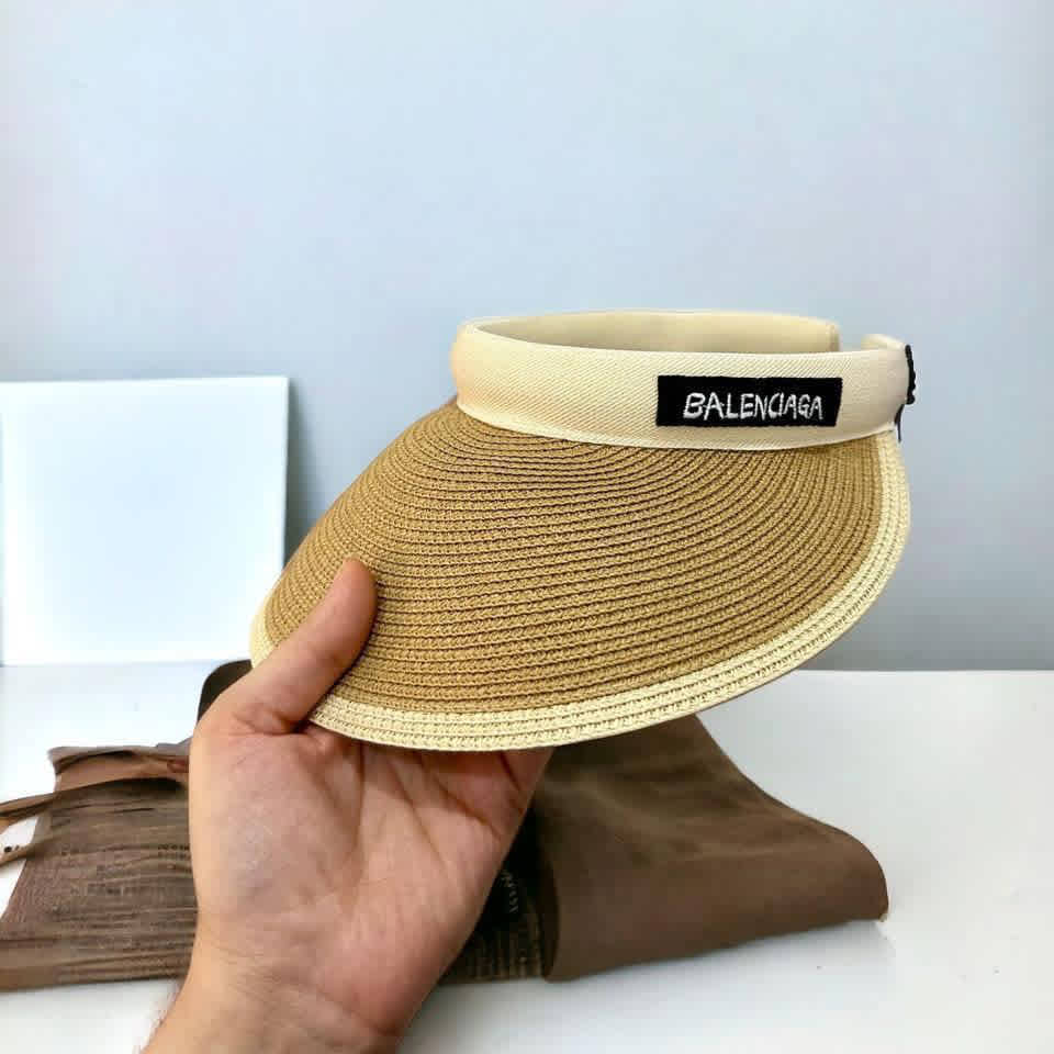Balenciaga Beige Premium Cap-thumb-0