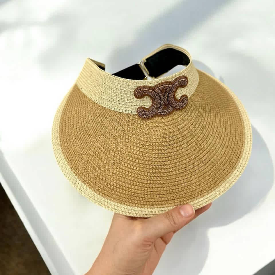 Celine Beige Premium Visor Hat-1