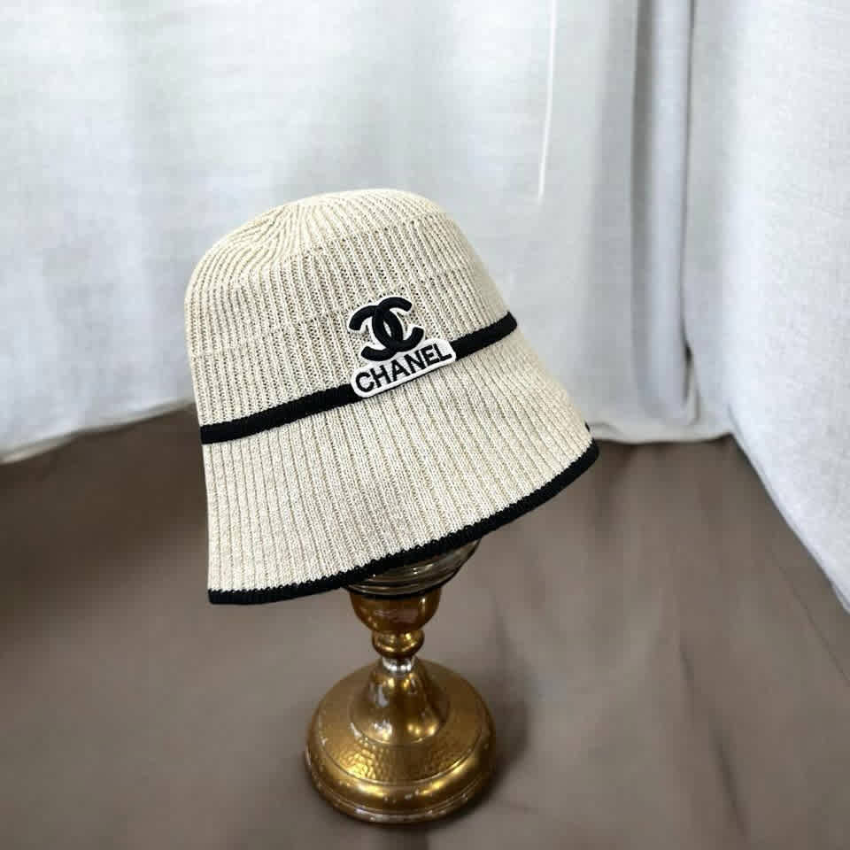 Chanel White Premium Cap-thumb-1