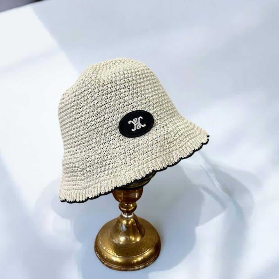 Celine White Premium Cap-thumb-1