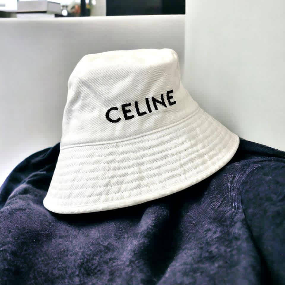 Celine White Premium Cap-thumb-1