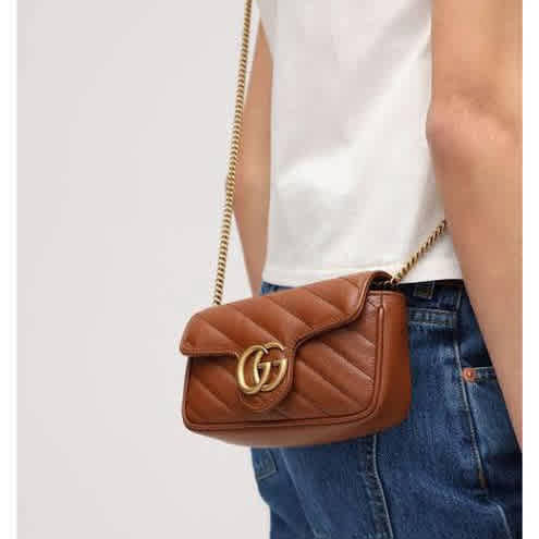 Gucci ophidia gg supreme Brown Sling bag-2