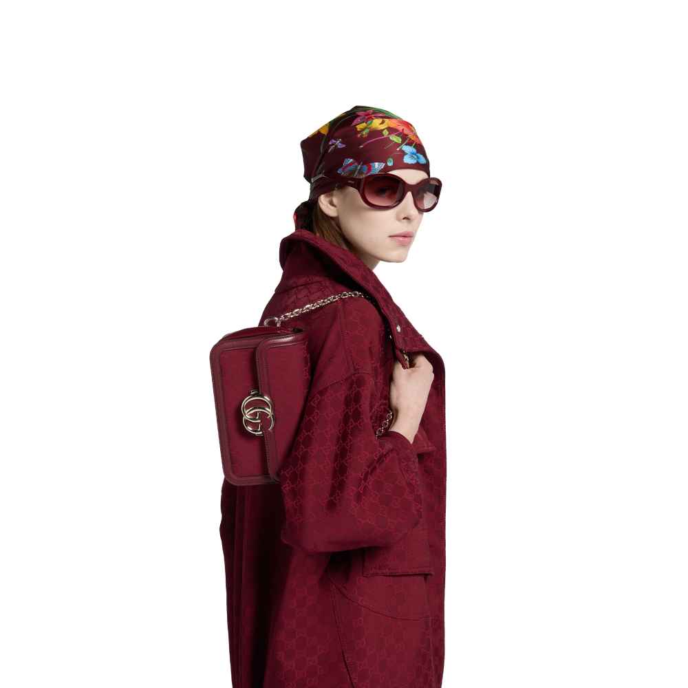 Gucci Go small Wine shoulder bag-thumb-9