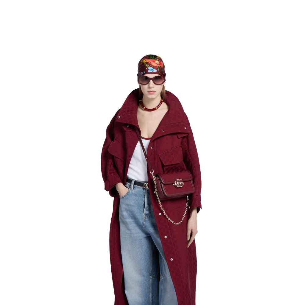 Gucci Go small Wine shoulder bag-thumb-8