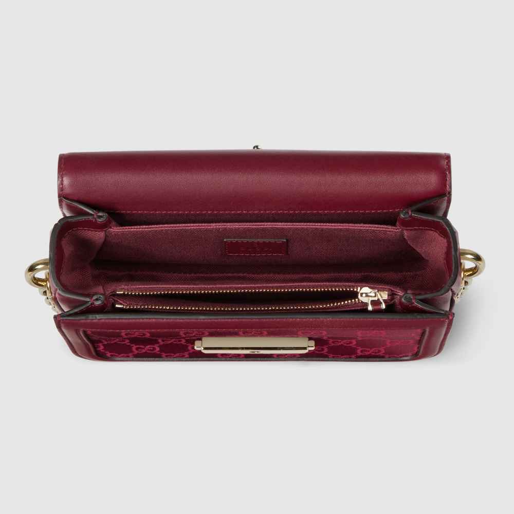 Gucci Go small Wine shoulder bag-thumb-4