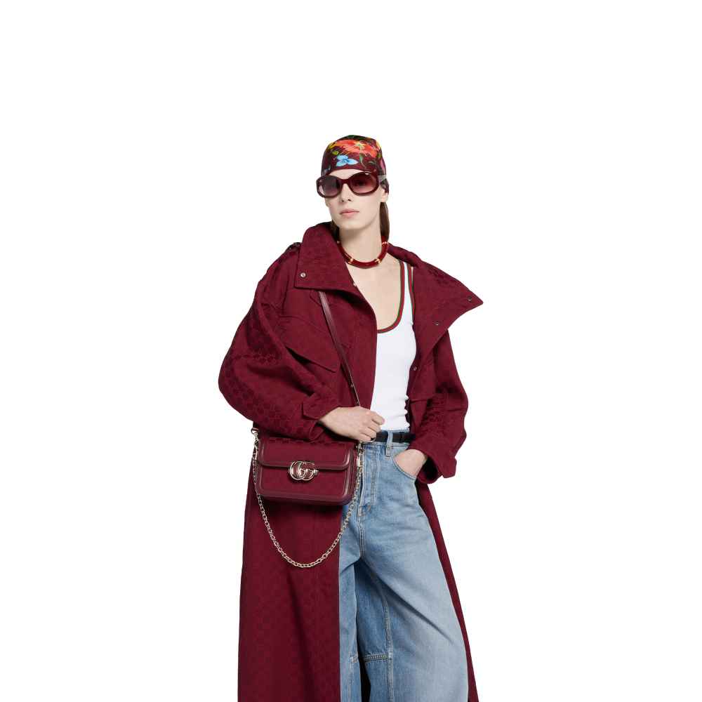 Gucci Go small Wine shoulder bag-thumb-10