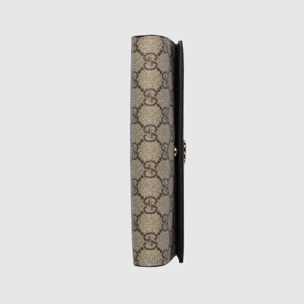 Gucci GG Marmont bi-color wallet on chain-3