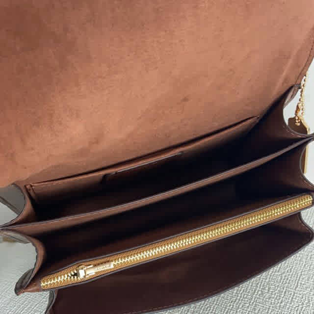 Coach Klare Brown Shoulder Bag-3