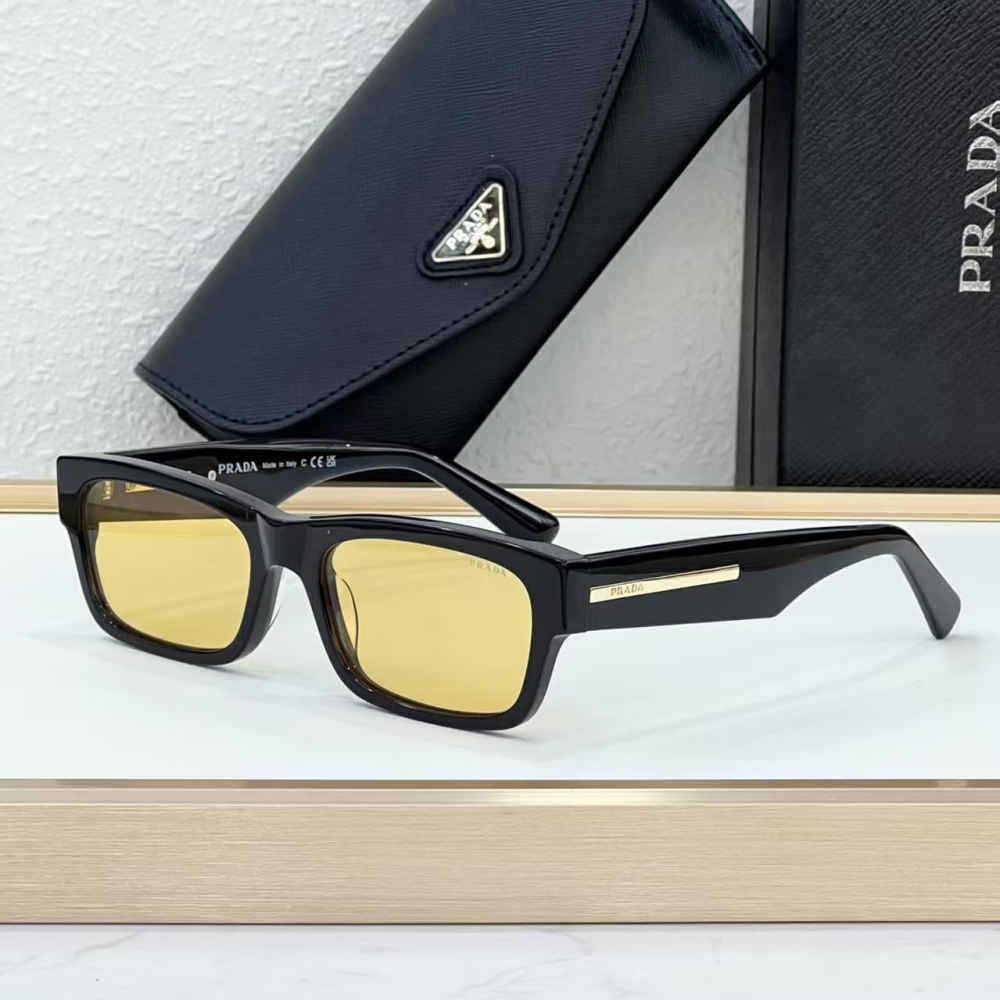Prada Black & Golden Luxury Sunglasses-thumb-0