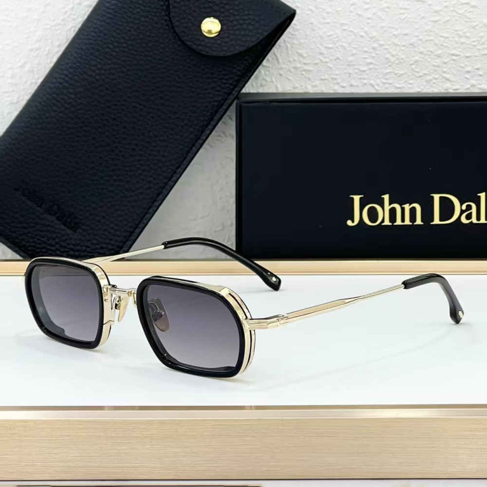 John Dalia Black Luxury Sunglasses-thumb-0