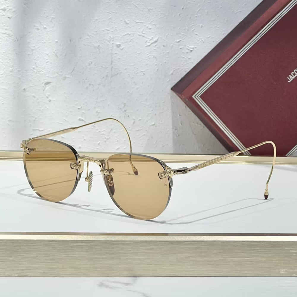 Jacques Marie Mage Brown Luxury Sunglasses-0