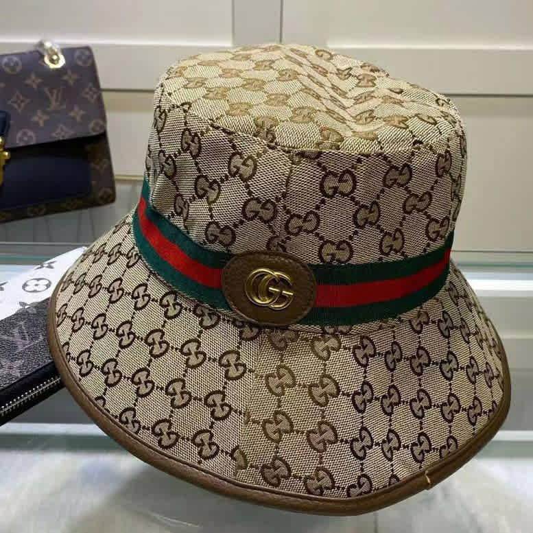 Gucci Brown Premium Cap-thumb-0