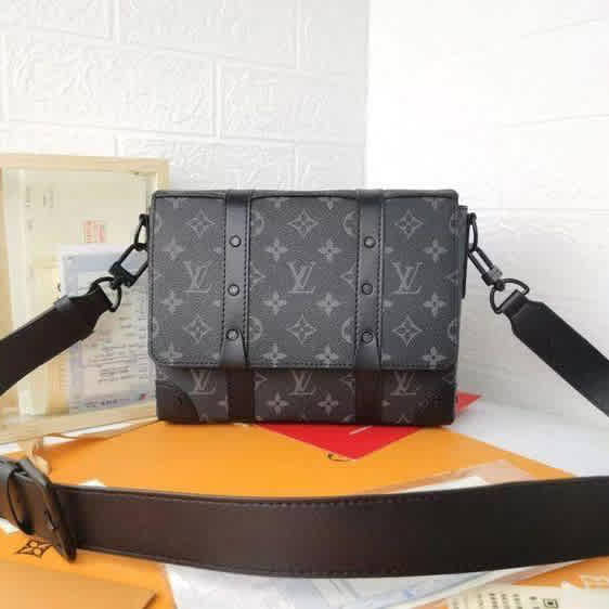Louis Vuitton Monogram Pochette Black Bag-thumb-0
