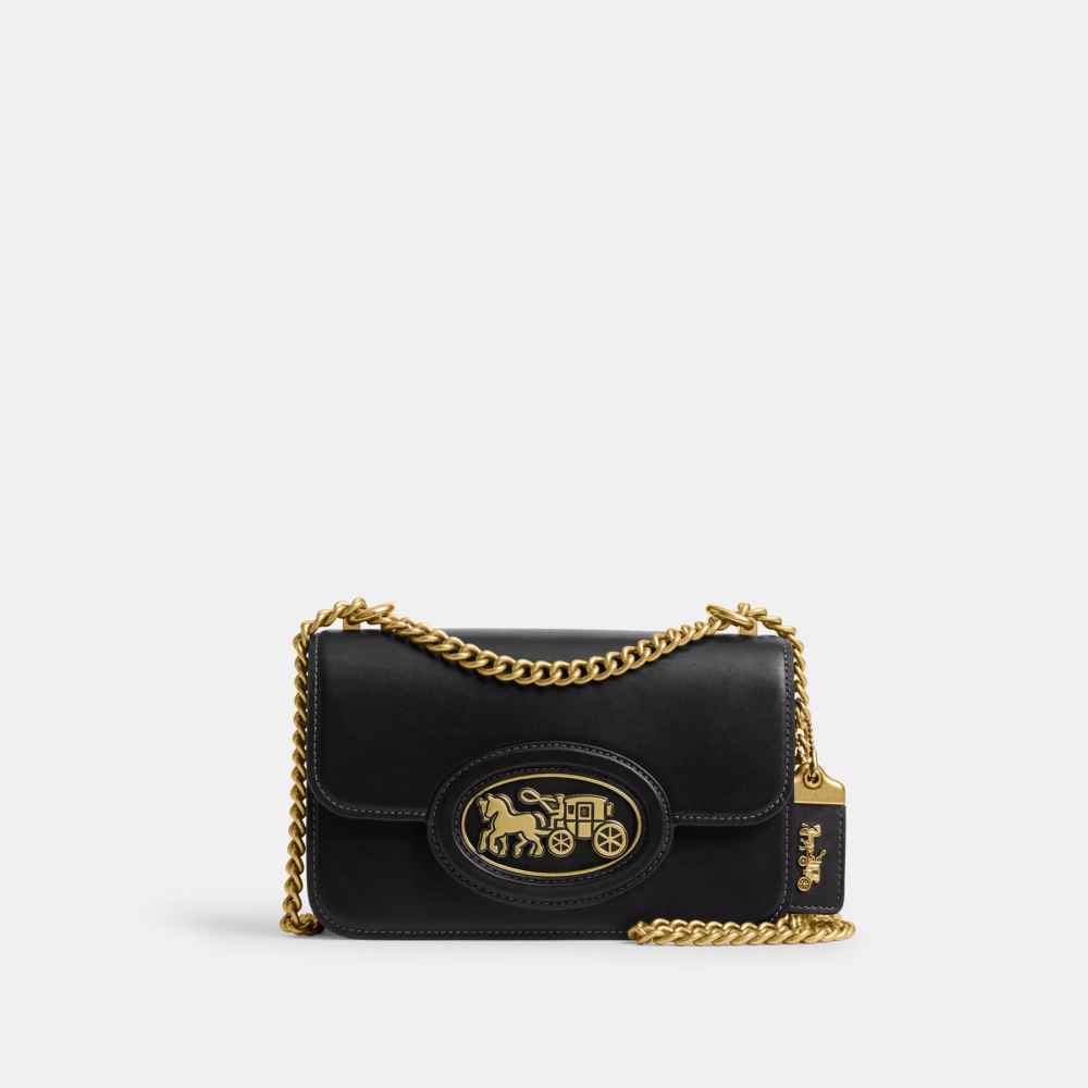 Coach Tabby Chain Clutch Black Sling Bag-thumb-0