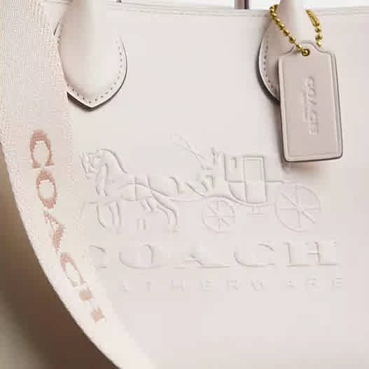 Coach Ace 26 White Tote Bag-6
