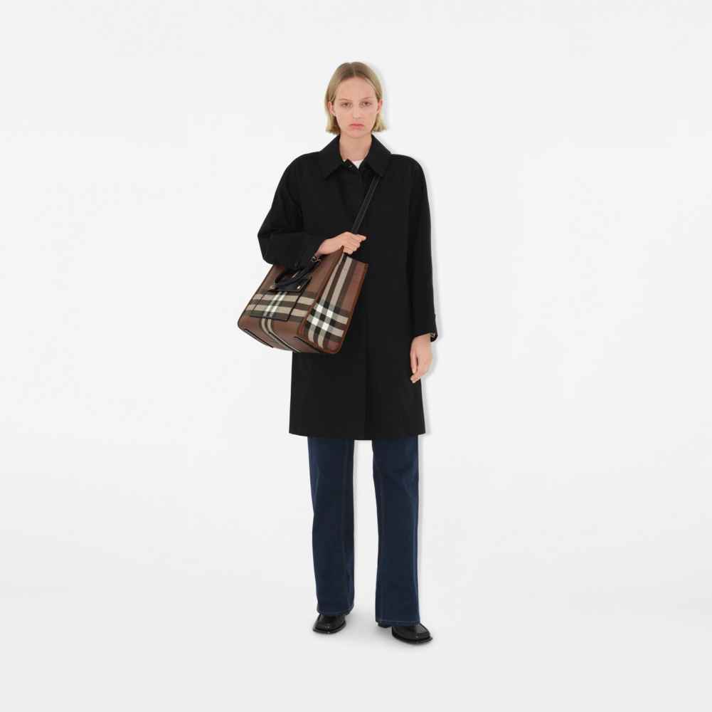 Burberry Large Freya Dark Brown Tote Bag-6