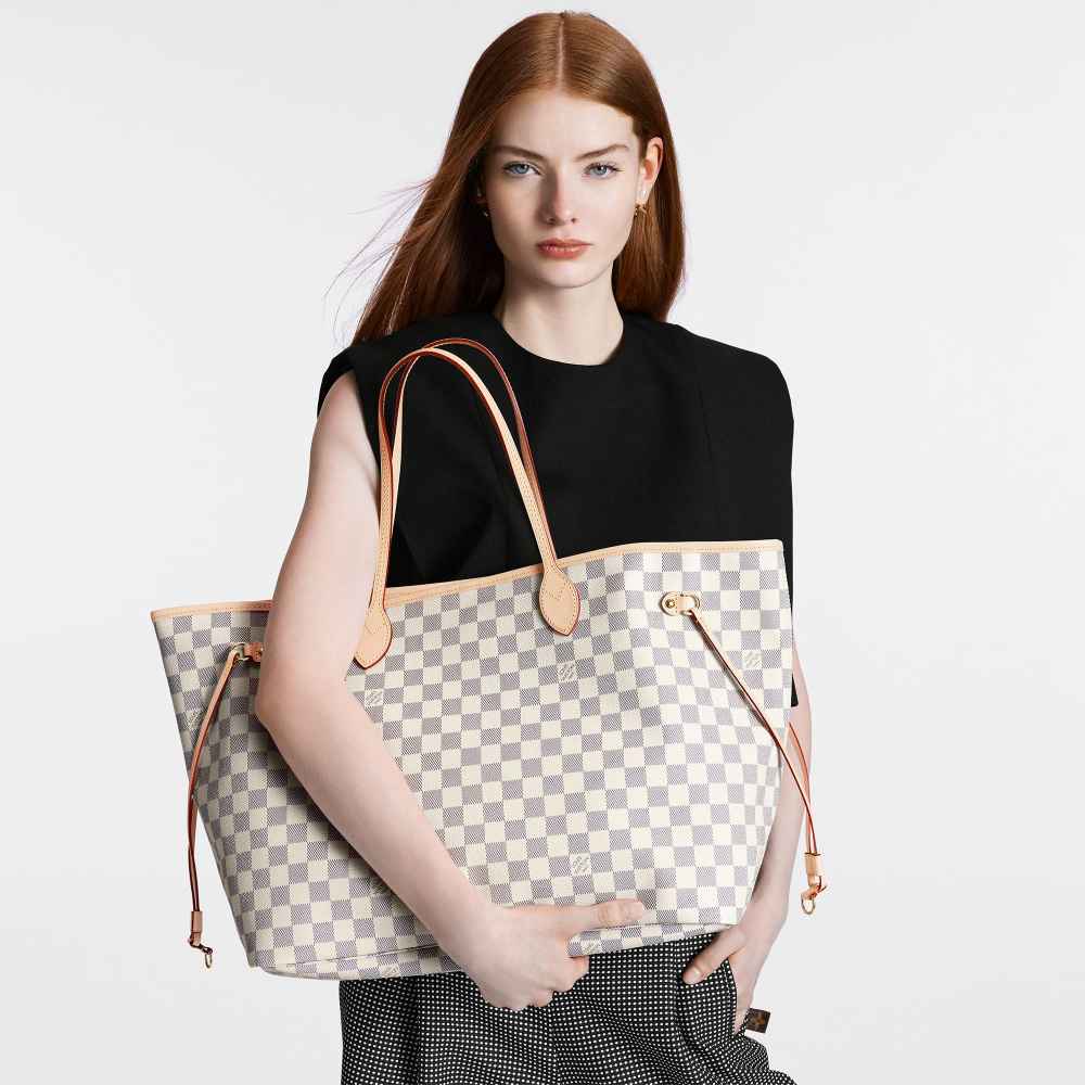 Louis Vuitton Neverfull GM Damier Azur Canvas Bag-8