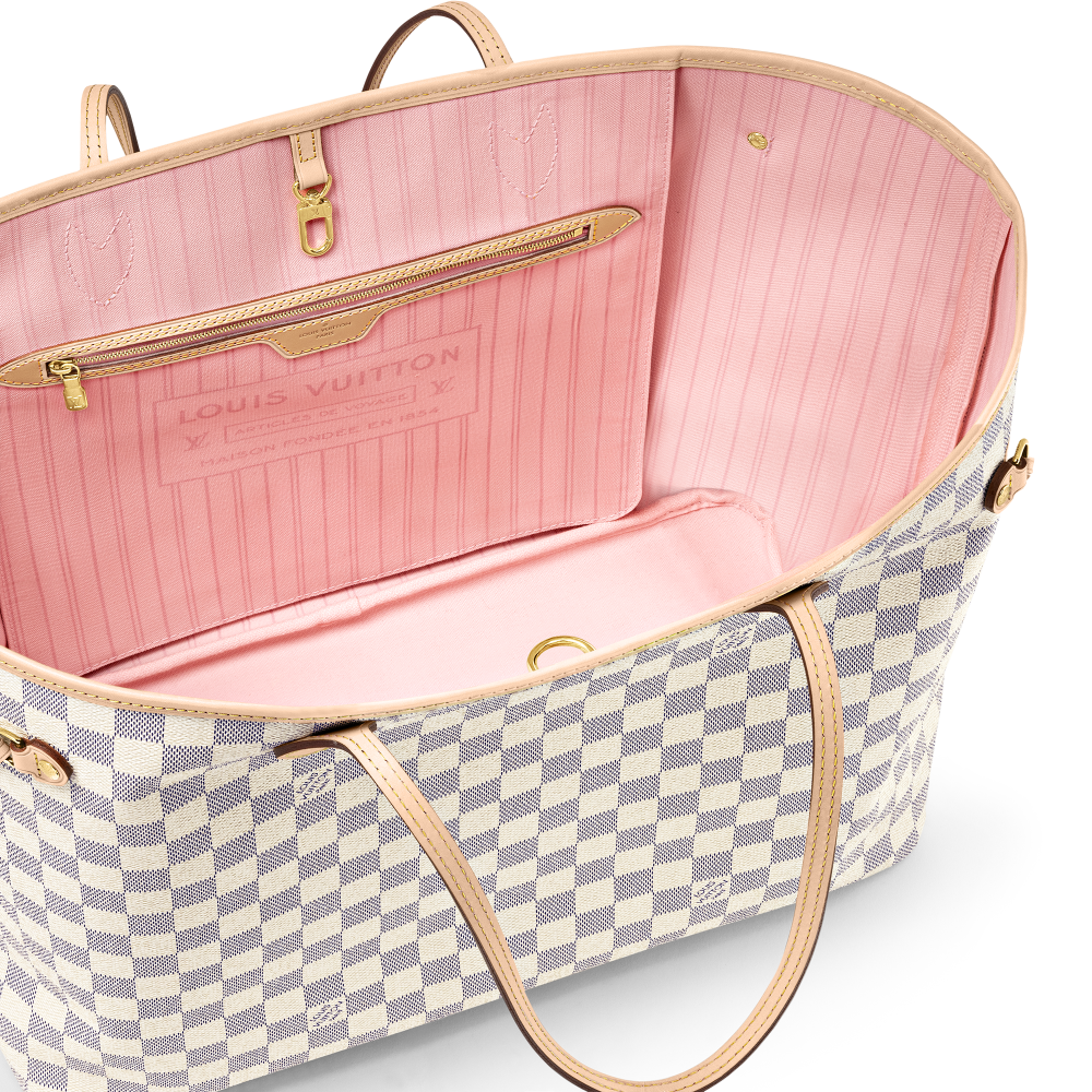 Louis Vuitton Neverfull GM Damier Azur Canvas Bag-5