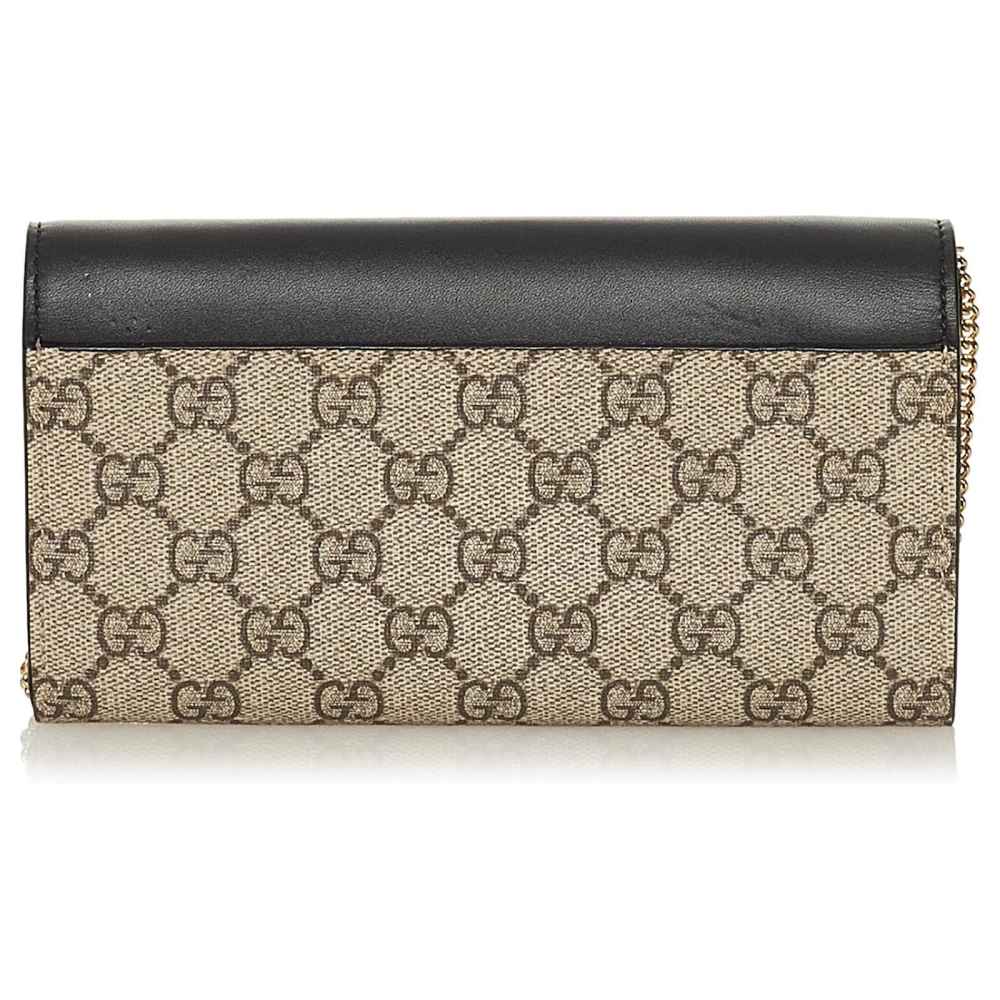 Gucci GG Marmont bi-color wallet on chain-1