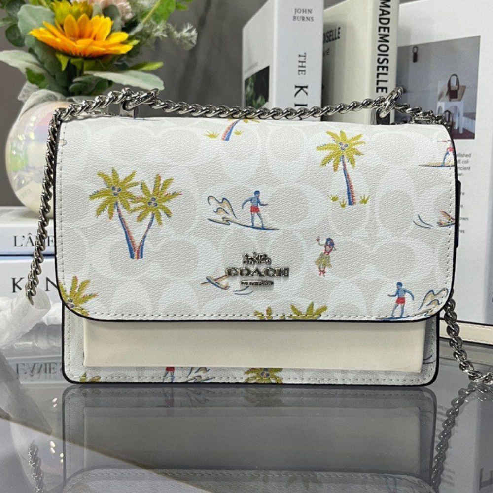 Coach Klare White Shoulder Bag-1