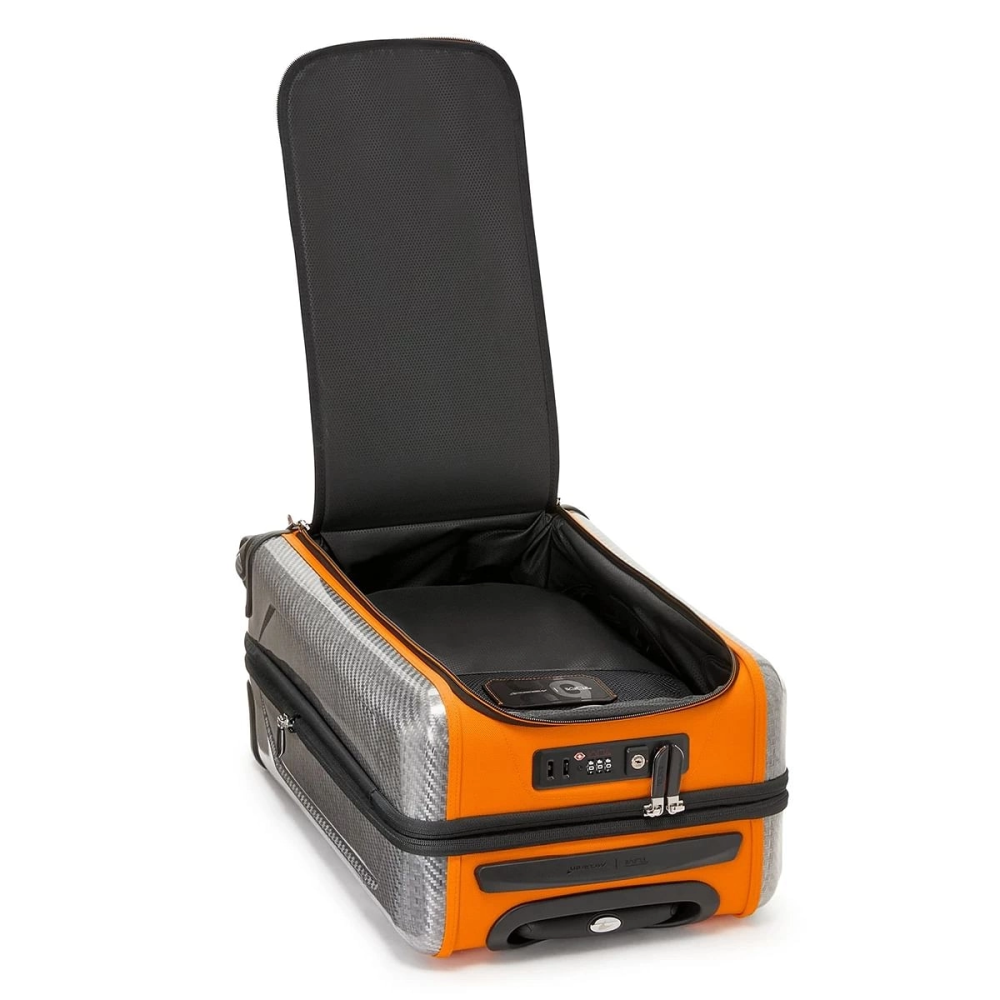 Tumi Orange Aero International Expandable 4 Wheeled Carry On-3