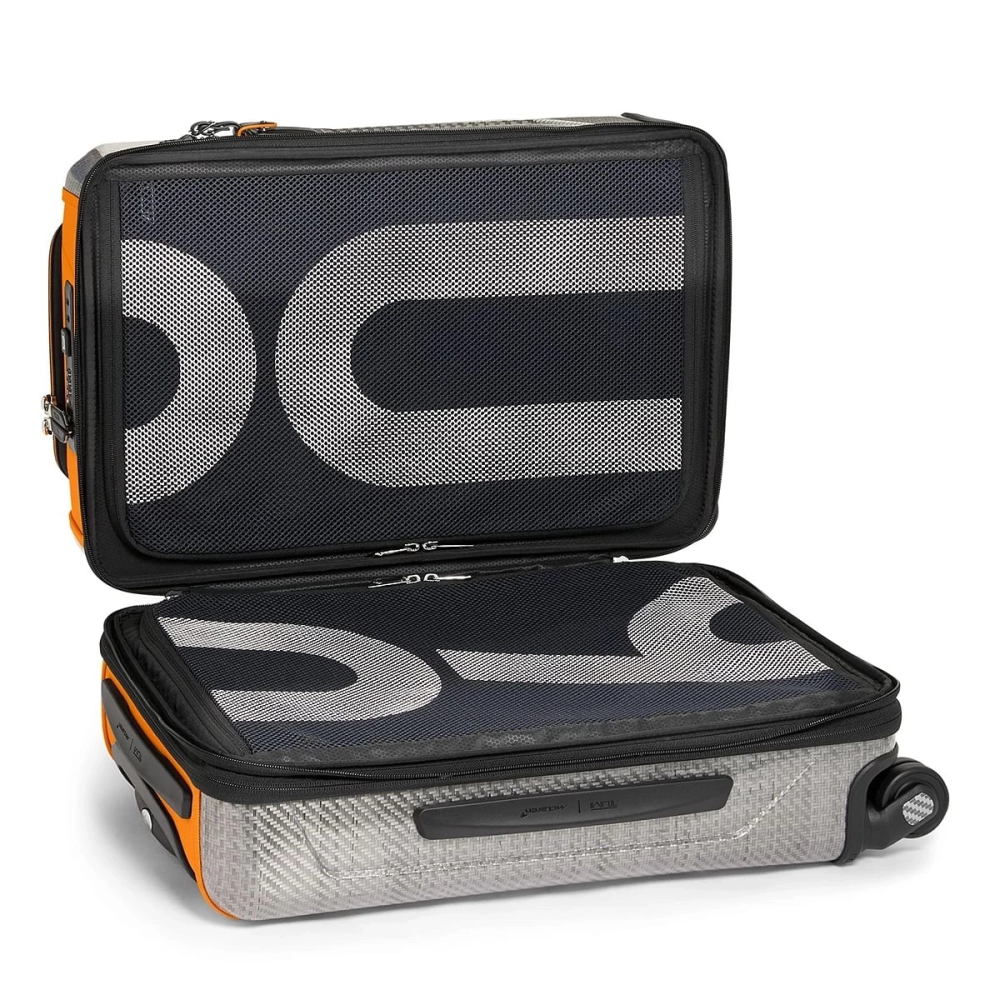 Tumi Orange Aero International Expandable 4 Wheeled Carry On-4