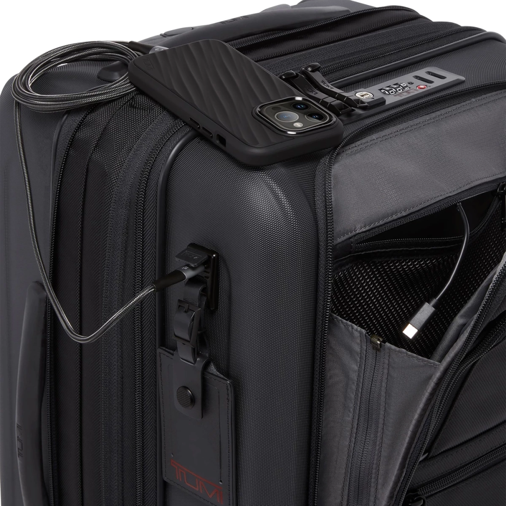 Tumi Black International Dual Access 4 Wheeled Carry On-3