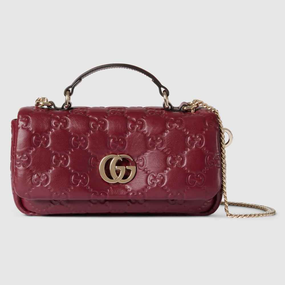 Gucci GG Milano Wine small top handbag-thumb-0
