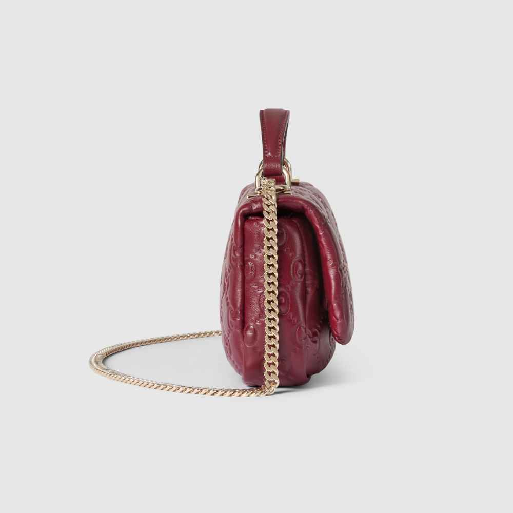 Gucci GG Milano Wine small top handbag-thumb-3