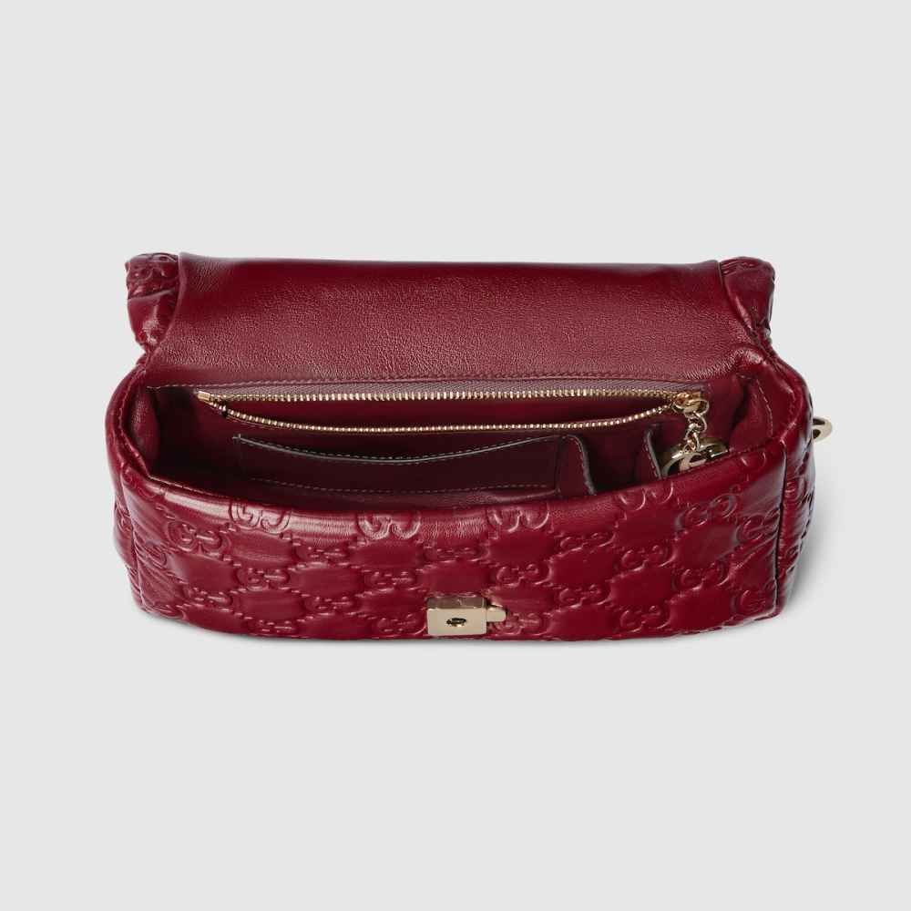 Gucci GG Milano Wine small top handbag-thumb-4