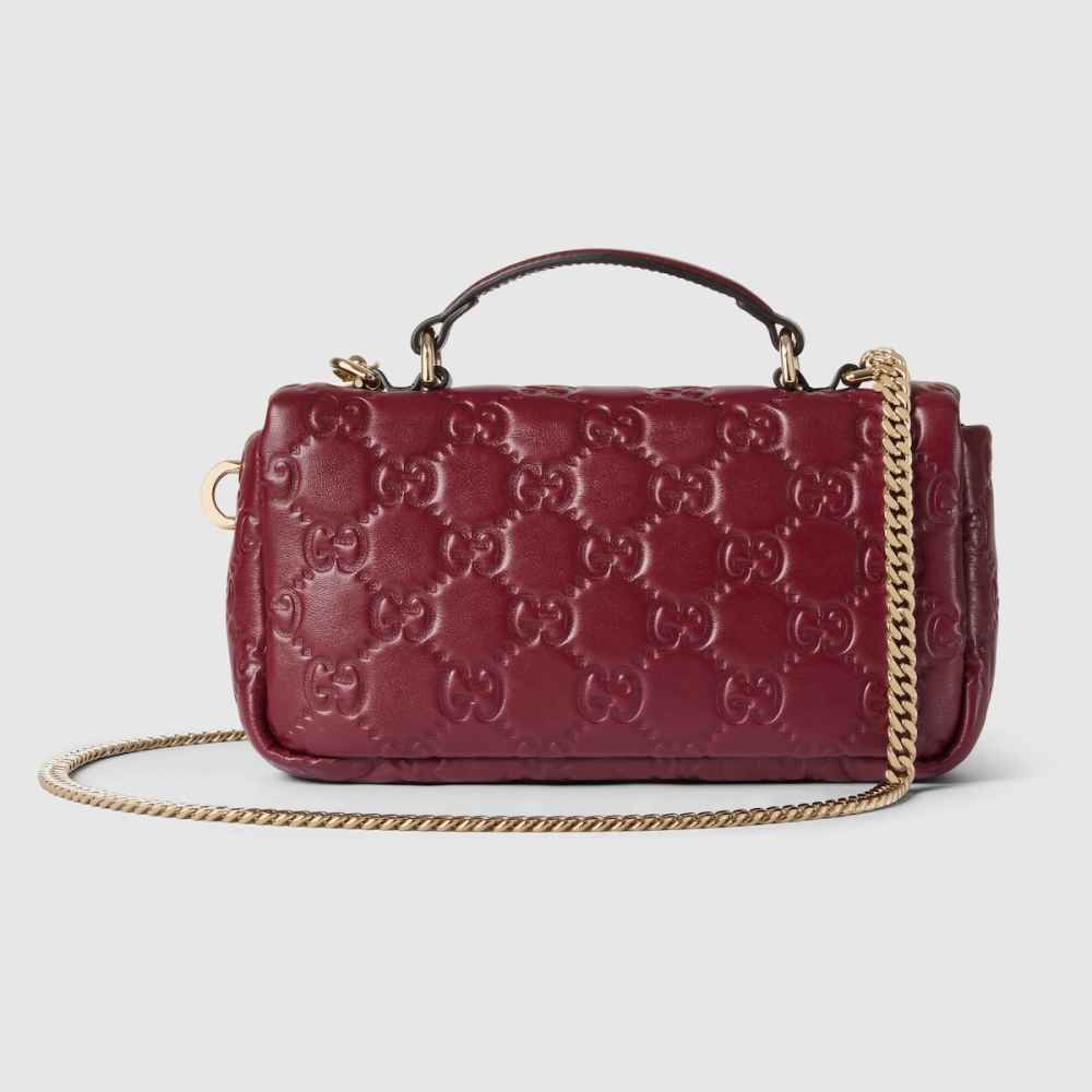 Gucci GG Milano Wine small top handbag-thumb-1