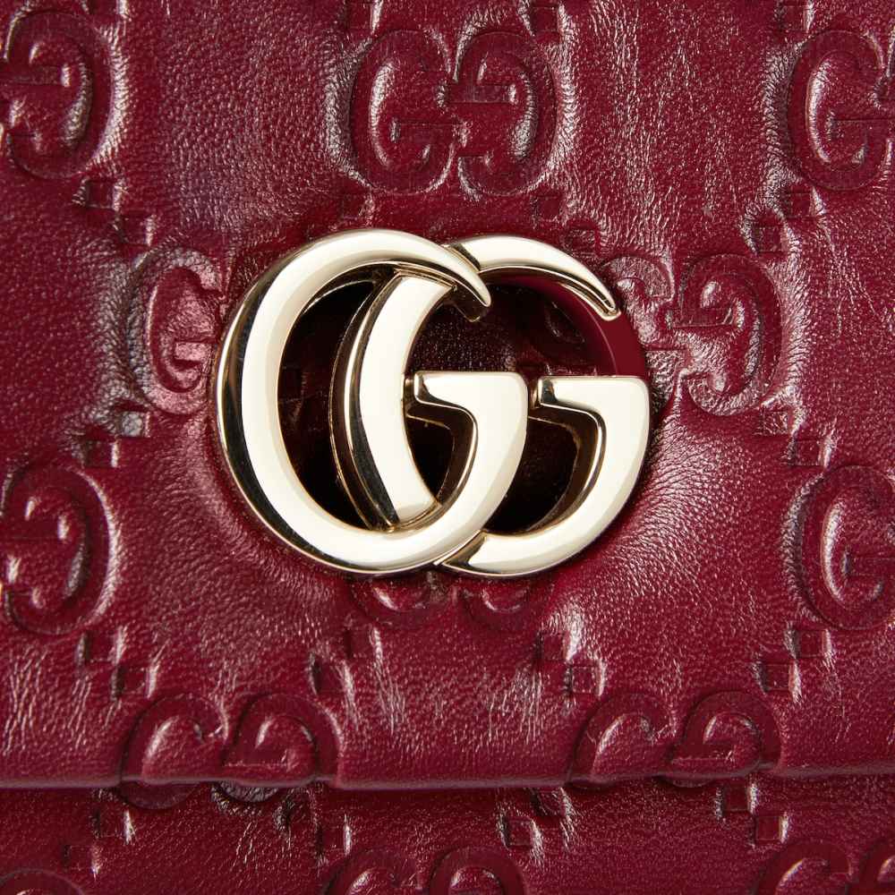 Gucci GG Milano Wine small top handbag-thumb-5