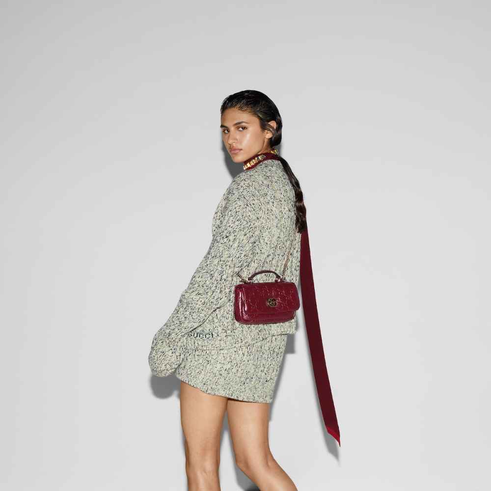 Gucci GG Milano Wine small top handbag-thumb-9