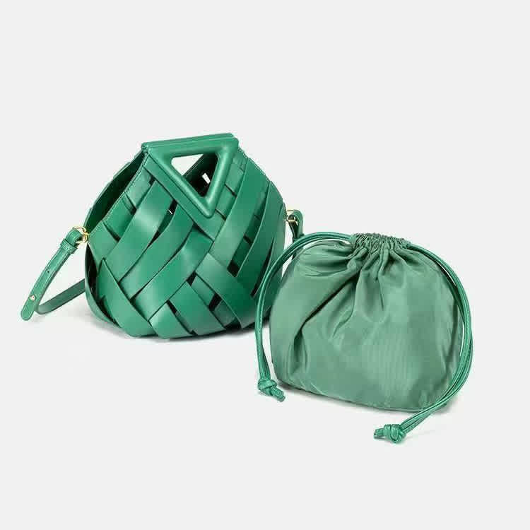 Bottega Veneta Green Sling Bag-thumb-0