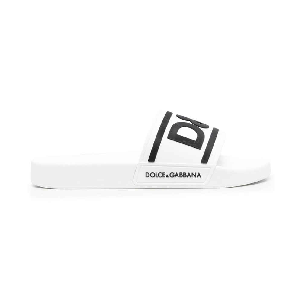 Dolce & Gabbana logo White Premium Flip-flops-1