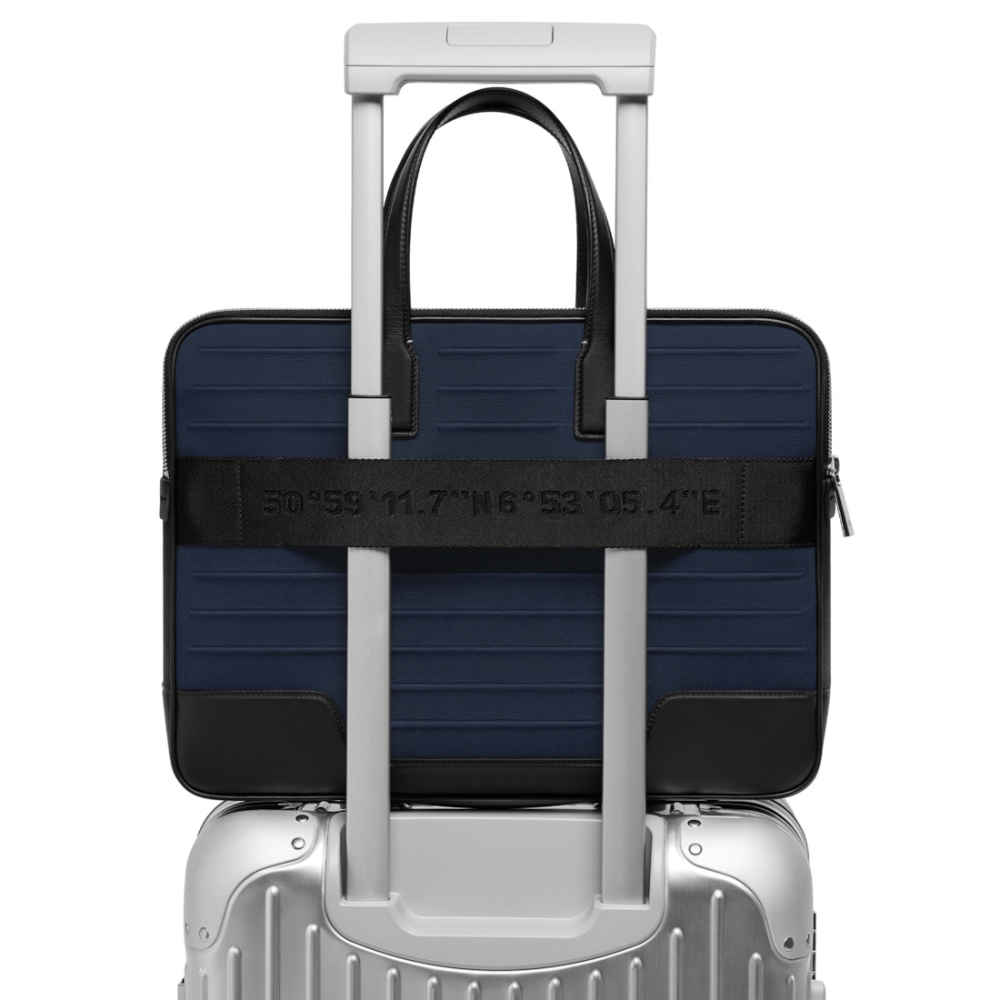 Rimowa Never Still Blue Canvas Briefcase-4
