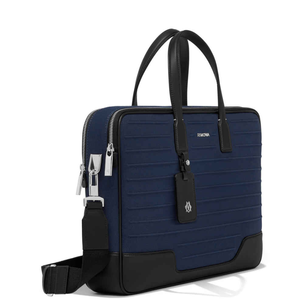 Rimowa Never Still Blue Canvas Briefcase-2