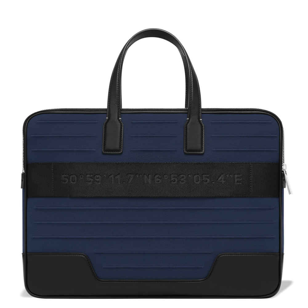 Rimowa Never Still Blue Canvas Briefcase-1