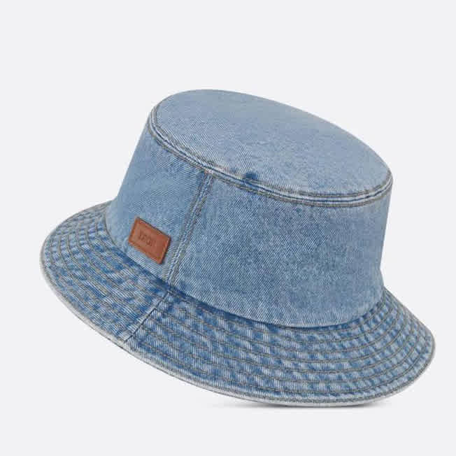 Dior Blue Premium Bucket Hat-thumb-0