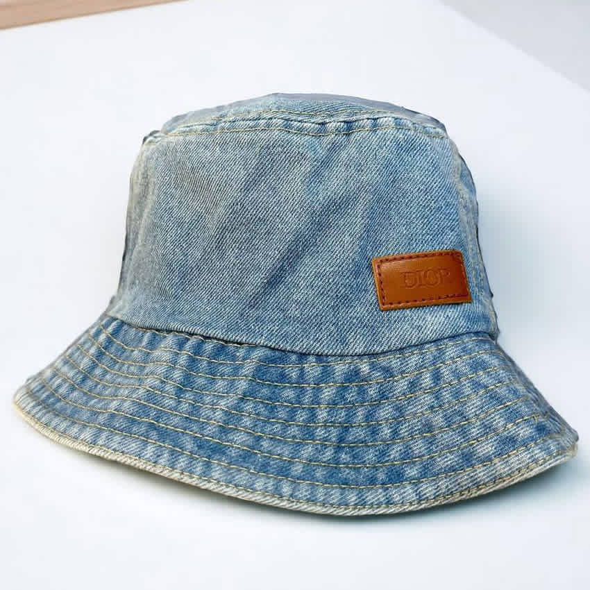 Dior Blue Premium Bucket Hat-thumb-2