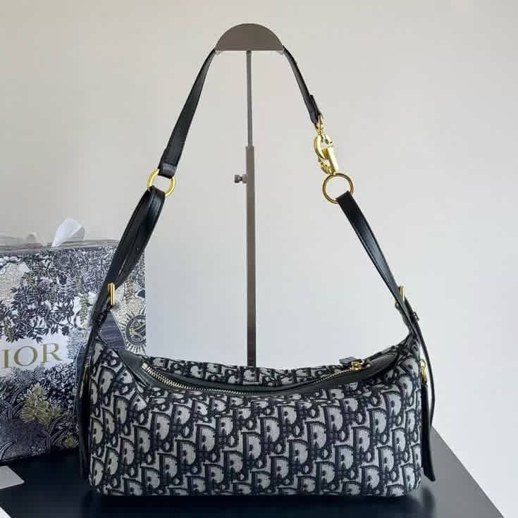 Christian Dior D-Journey Shoulder Bag-thumb-0