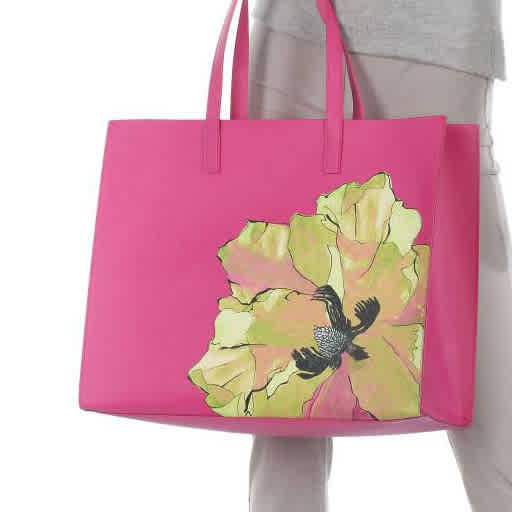 Ted Baker Printed Leather Oversized Shopper Tote Bag with Applique-2