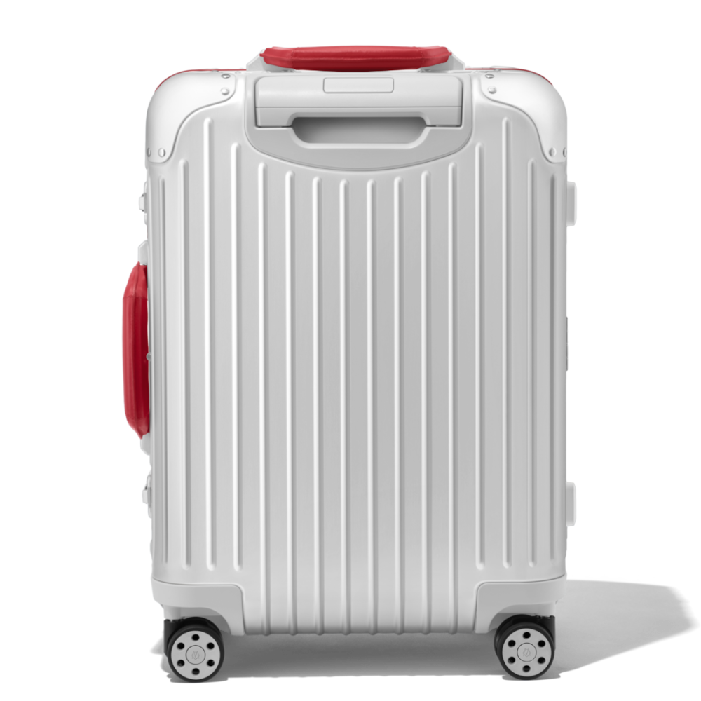 Rimowa Red Premium Cabin Twist Trolley Bag-thumb-1